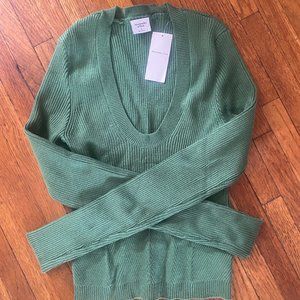 Abercrombie & Fitch Long Sleeve Slim Scoopneck Sweater